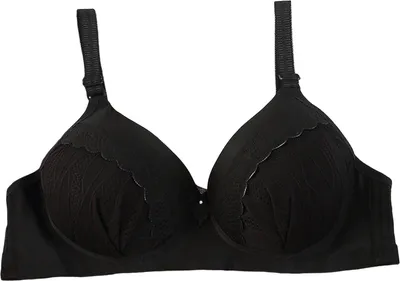 Produktbild von Damen-BH, bügellos, verstellbarer Schultergurt, dünne Spitze, Push-up, feuchtigkeitsableitend, 3/4-Körbchen, klemmsicher, tägliche Sportunterwäsche