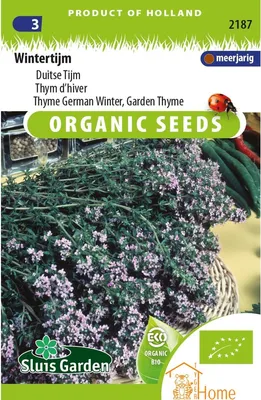 Produktbild von Winterthymian Samen - Deutscher Garten Thymian, mehrjährige Kräuterpflanze für Küche und Tee, Winterharter Thymian für gesunden Kräutergarten