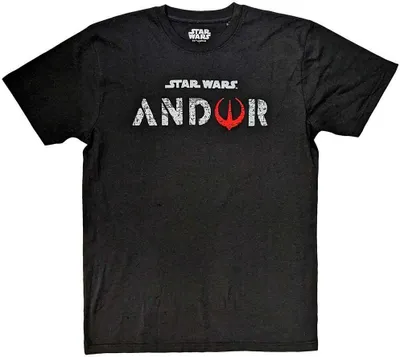 Image de Star Wars - T-shirt "Andor" pour homme/femme unie RO10134 (XXL) (Noir/Blanc/Rouge)