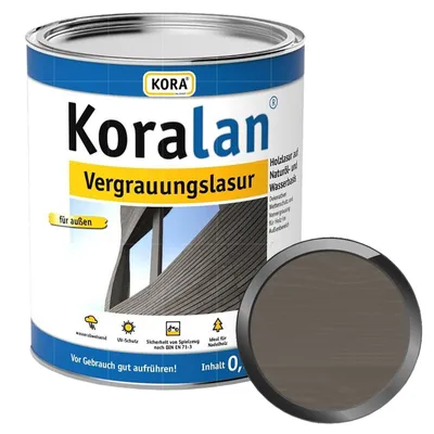 Produktbild von KORA Koralan Vergrauungslasur 0.75 Liter Granit