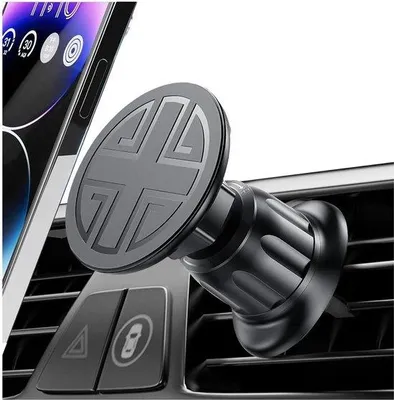 Zdjęcie produktu dla Uchwyt magnetyczny do telefonu – uchwyt samochodowy – obrotowy o 360 stopni – uniwersalny – czarny – mocny magnes – uchwyt do samochodu