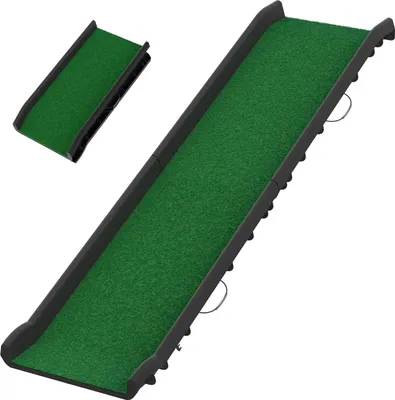 Produktbild von Hunderampe für Autos, klappbar, rutschfest bis 90 kg, 156x40 cm, geeignet für große und kleine Tiere