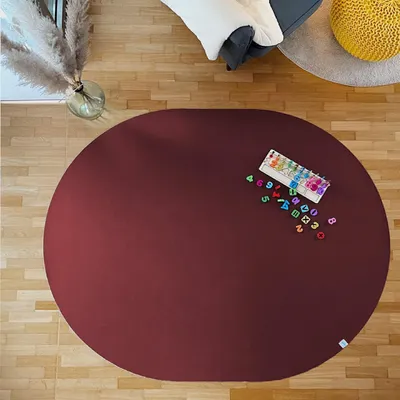 Obrázok produktu pre Sanosoft oválna podložka na plazenie 160x200cm - " Germany" - Oeko-Tex 100 - červená