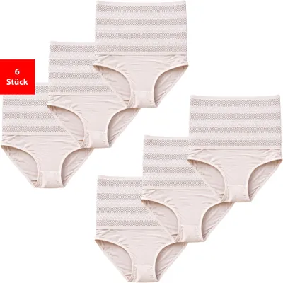 Produktbild von Shapingslip Shapewear Damen Unterwäsche Bauchweg 3er-6er Pack Shape Slips - 6er Beige 36/38
