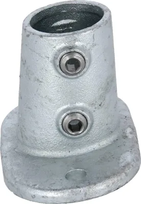 Produktbild von Rohrverbinder Bodenflansch 1 1/2" (48,3 mm), verstellbar 0-11° AVERDE