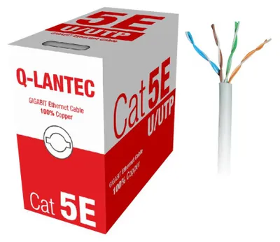 Produktbild von Q-LANTEC UTP-Kabel 4PR Cat.5e PVC 305m