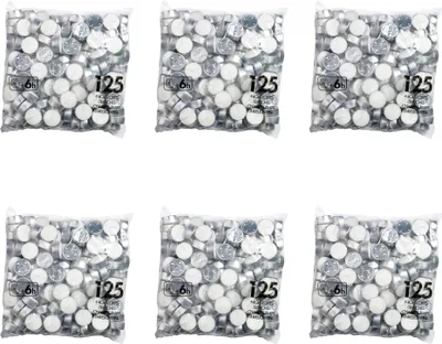 Image de Bolsius - Bougie à chauffe-plat - 125 pièces par paquet - Sachet - Pack avantage - 750 pièces - 6 Emballage