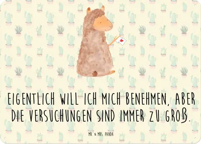 Produktbild von Mr. & Mrs. Panda tafel Alpaka Fahne DIN A5 - Kaktus Grün - Geschenk, Lama, Deko Blechschild, Wandbild, Retro, Alpakas, Türschild, Liebe, Lamas
