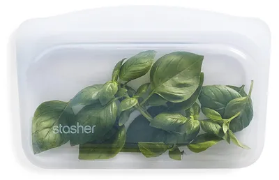 Immagine prodotto di Sacchetti in silicone Stasher, sacchetti per il congelamento, riutilizzabili, senza BPA, trasparenti