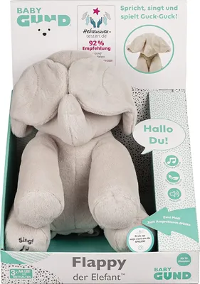 Produktbild von Gund - Flappy interaktiver Elefant, Kuscheltier