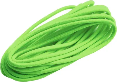 Produktbild von 3m Gummikordel 3mm Gummiband Gummischnur Hutgummi Rundgummi f. Bekleidung uvm., Farbe:neongrün