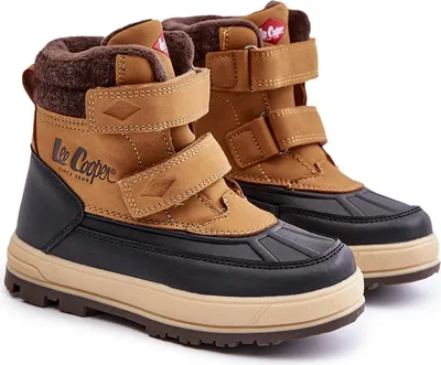 Produktbild von Wärmende Schneestiefel für Jungen Lee Cooper LCJ-23-01-2059 Camel 35