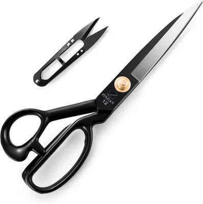 Image de Ciseaux à tissu avec coupe-fil, 30,5 cm, pour vêtements et cuir