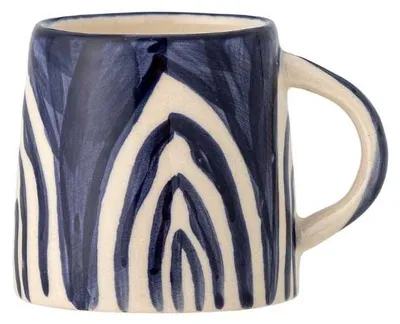 Produktbild von Bloomingville Espresso Tasse SHAMA Blau Kaffeebecher Keramik Geschirr