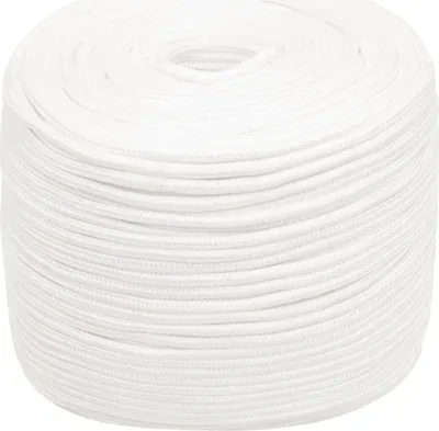Produktbild von vidaXL Bootsseil Weiß 8 mm 500 m Polypropylen