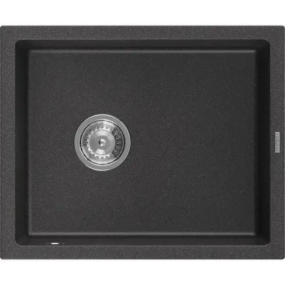 Obrázek produktu pro Mexen Pedro 1-miskový granitový dřez 560 x 460 mm, Skvrnitá černá - 6508561000-76