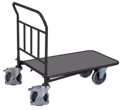 Produktbild von VARIOfit CC-Wagen mit Ladefläche 880x500mm in Buchendekor RAL 7016 Anthrazitgrau
