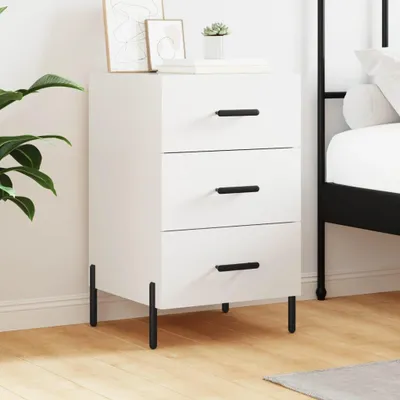 Obrázek produktu pro vidaXL Noční stolek bílý 40x40x66 cm Dřevěný materiál