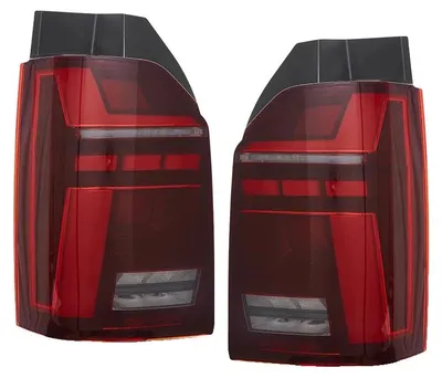 Obrázok produktu pre Zadné svetlá, kompatibilné s modelom T6 (2015–2017), LED osvetlenie, jednoduchá inštalácia, červené