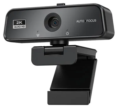 Produktbild von 4K UHD Webcam mit Autofokus und USB 3.0 – Mit Lichtkorrektur, integriertem Mikrofon, 360° schwenkbar – perfekt für Streaming und Konferenzen
