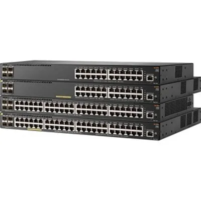 Produktbild von HPE Aruba Networking 2540 48G 4SFP+, Managed, L2, Gigabit Ethernet (10/100/1000), Vollduplex, Rack-Einbau, 1U
