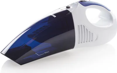 Productafbeelding van Tristar KR-2176, Stofzuiger voor zowel droge als natte materialen, 68 dB, Zonder zak, Blauw, Wit, 0,55 liter, Werkt op batterijen