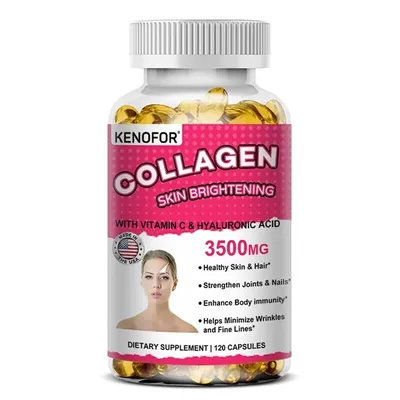 Immagine prodotto di Collagene Skin Brightening (120 capsule) Integratore alimentare, pelle, capelli, unghie, sistema immunitario, articolazioni, rughe, affinamento della pelle