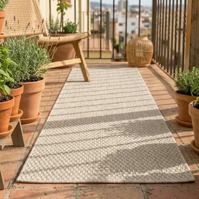 Zdjęcie produktu dla Volero - Dywan na balkon - Costa Piaskowy - 80x250 cm