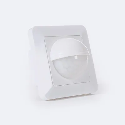 Produktbild von Bewegungssensor PIR 120º Wandmontage Rund Weiß