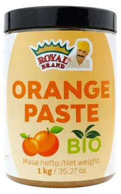 Immagine prodotto di Pasta di arance biologica 1 kg con pezzetti di arancia, per dolci e gelati