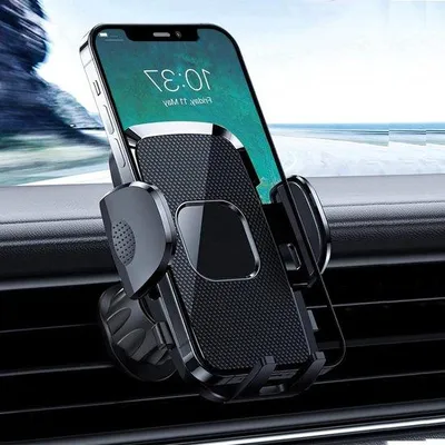 Produktbild von Universal Autohalter mit Clip und 360° Drehfunktion - Luftventilhalter für Auto - Mobiler Handyhalter