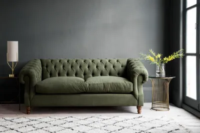 Immagine prodotto di Designer Couchen - Barock Rokoko Sofa Couch Textil Samt Chesterfield -jvmoebel ®