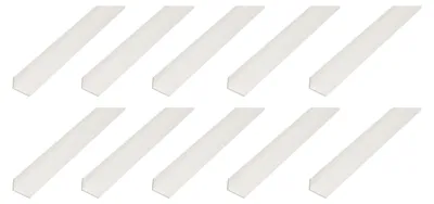 Zdjęcie produktu dla Alberts 10 x profil kątowy, PVC, biały, 30 x 20 x 3 mm, długość 2 m