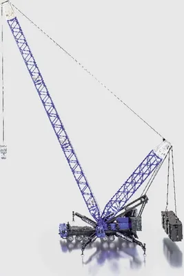 Produktbild von Siku Schwerer Mobilkran Baufahrzeug-Modell blau ; 4810