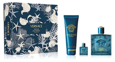 Zdjęcie produktu dla Versace Eros EDP 100 ml + żel 150 ml + EDP 5 ml