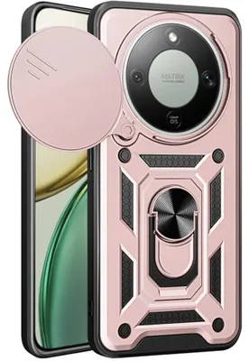 Produktbild von Handyhülle für Honor Magic8 Lite, Techsuit CamShield Series, Roségold / Schwarz