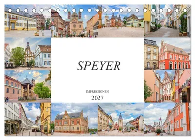 Produktbild von Speyer Impressionen (Tischkalender 2027 DIN A5 quer), CALVENDO Monatskalender