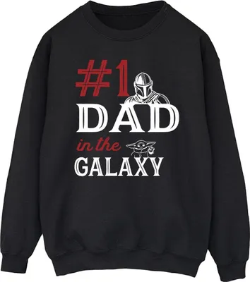 Produktbild von Star Wars - "Mandalorian Number One Dad" Sweatshirt für Herren BI46756 (XL) (Schwarz)