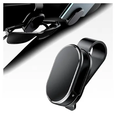 Produktbild von Brillenhalter für das Auto, Sonnenblende, Schwarz, 6,9 x 3,7 cm