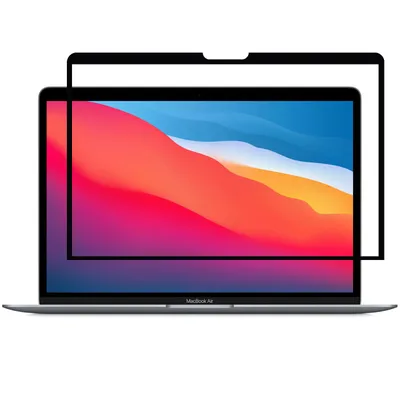 Produktbild von GrizzlyCoat MacBook Air 13 Zoll (2018-2020) Displayschutz Anti-Glare Schutzfolie - Hüllenfreundlich - Schwarz Model A1932 / A2179 / A2337