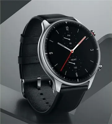 A close-up studio shot of a smartwatch.