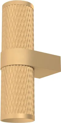 Produktbild von Wandlampe Aluminium Up Down H: 21,7 cm in Gold matt GU10 2-flammig Modern