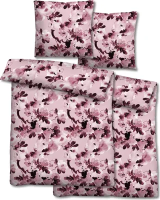 Produktbild von Doppelpack Biber Bettwäsche 155 x 220 cm + 80 x 80 cm