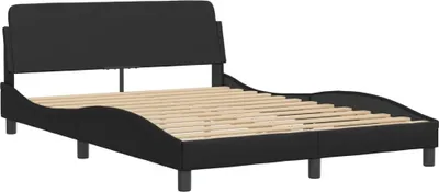 Obrázek produktu pro Rám postele Dover černý 140x200 cm umělá kůže
