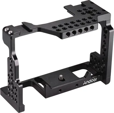 Obrázek produktu pro Andoer stabilizátor těla fotoaparátu pro natáčení videofilmů ze slitiny hliníku 1/4" šroub s uchycením na studenou botku pro fotoaparáty Sony A7II / A7III / A7SII / A7M3 / A7RII / A7RIII