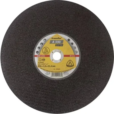 Image de Disque à tronçonner KRONENFLEX plat A 330 Extra pour acier 305 x 2,5 x 25,4mm - KLINGSPOR - 360976