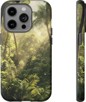 Produktbild von Tropischer Wald – Handyhülle Kompatibel mit iPhone 14 Pro