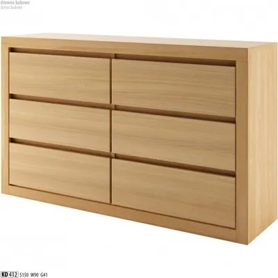 Immagine prodotto di Holz Kommode Schubladen Kommode handgefertigte Echtholz Schlafzimmer Kommode
