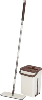 Produktbild von WYCTIN Wischmop Mopp Bodenwischer Set 360° Trockene und nasse Trennung abziehbar
