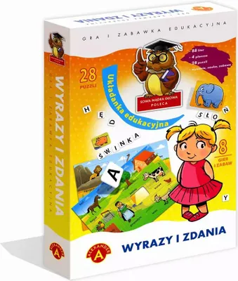 Zdjęcie produktu dla Wyrazy I Zdania - Ukladanka Edukacyjna 13191